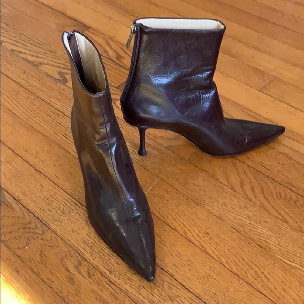 Jimmy Choo short brown boots